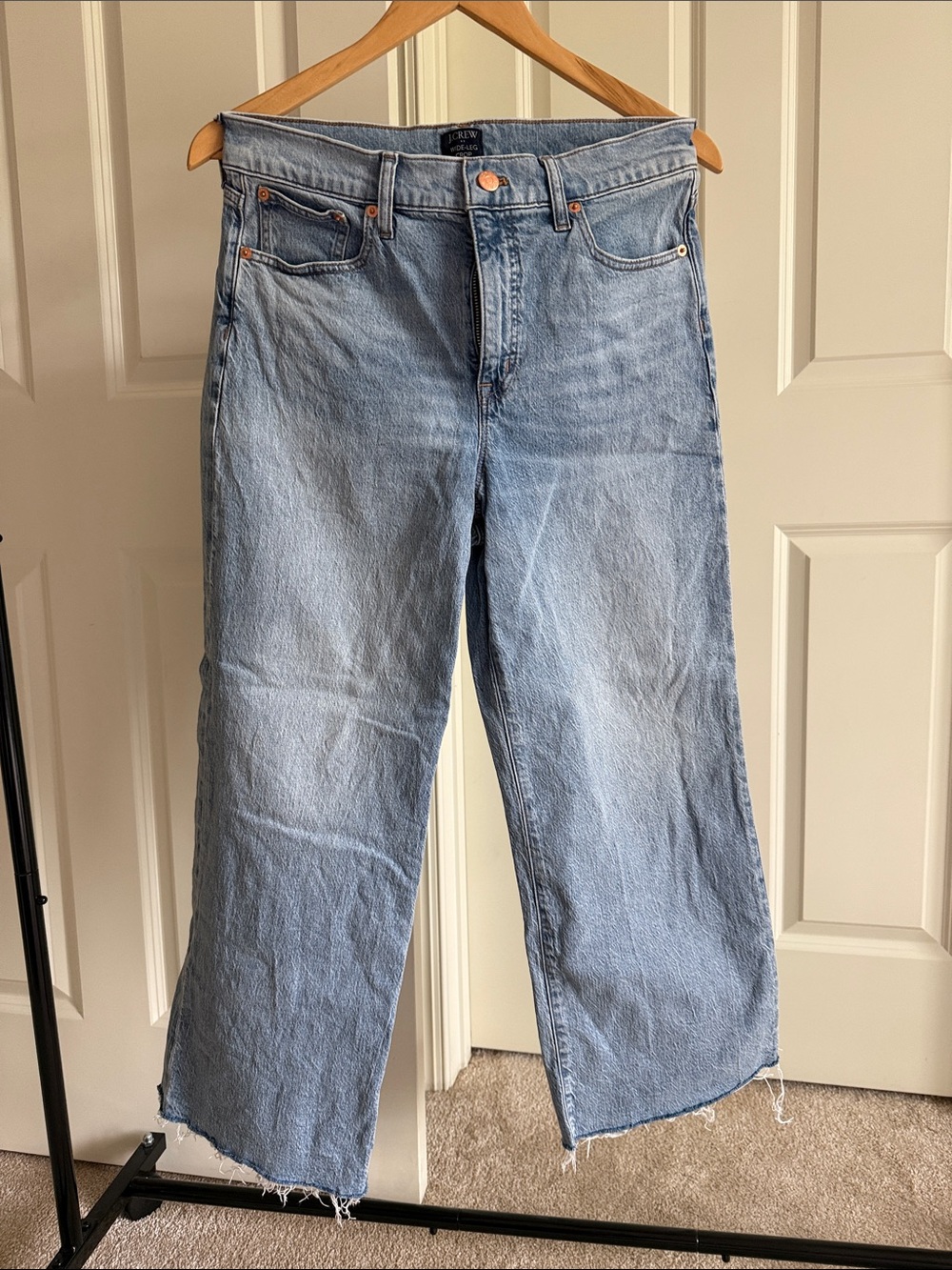 J.Crew Women’s wide leg crop jeans